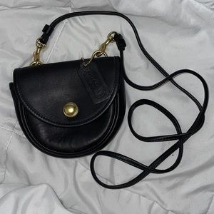 COACH black cross body purse